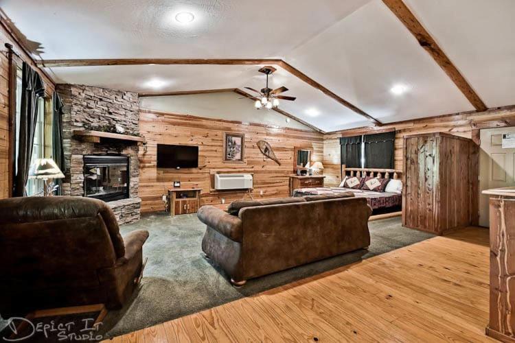 Secluded 2 Story Cabin Pool Wifi Smart Tvs يوريكا سبرينغز المظهر الخارجي الصورة